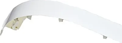 Produktbild von 1- läufig 540 cm Blende 5cm Rundbogen Gardinenstange Innenschiene PVC Decke weiße Schiene Vorhangschiene Gardinenschiene Klemmen mit Rollen