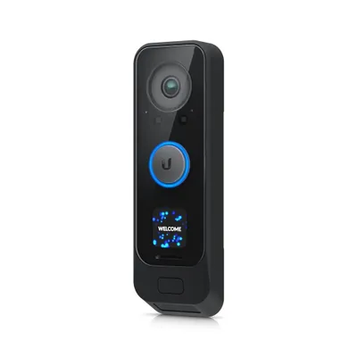 Obrázok produktu pre Ubiquiti G4 Doorbell Pro, Čierna, IPX4, Hliník, Polykarbonát, IR, Múr, 2-way