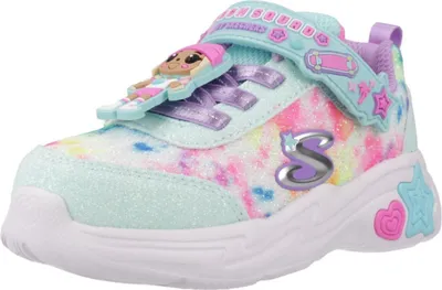 Image de Zapatillas Niña Modèle Skechers Skech Squad Couleur Bleu