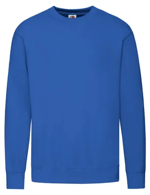 Produktbild von Fruit of the Loom - Sweatshirt für Herren/Damen Uni angesetzte Ärmel LT1718 (M) (Königsblau)