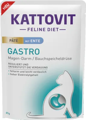 Zdjęcie produktu dla "Kattovit Gastro Pate z kaczką | świeża torebka | 10x85g