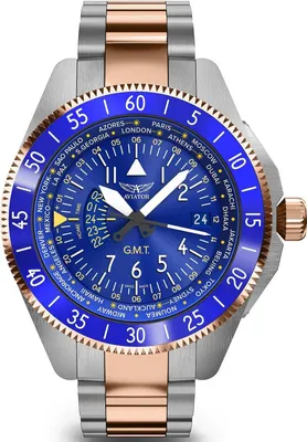 Produktbild von Aviator Herrenuhr Aviator Airacobra GMT Men's Aviator-V.1.37.3.308.5