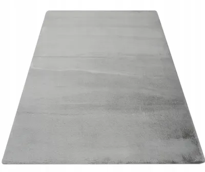 Obrázek produktu pro Plush carpet, light grey, soft, pleasant rabbit fur, 300x200 cm