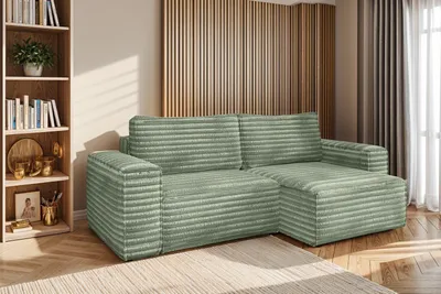 Produktbild von Kaiser Möbel Bohoo Ecksofa  L-from Olive Rechts stoff Velo