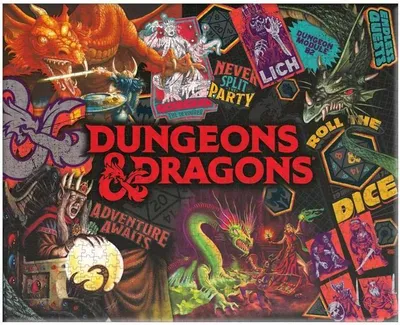 Produktbild von Puzzle Dungeon and Dragons 1000 ks