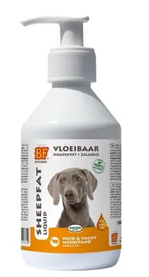 Productafbeelding van Biofood Vloeibaar Schapenvet Met Zalmolie 250 Ml