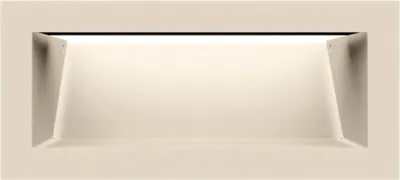 Immagine prodotto di Griglia di ventilazione LUFT 9x20 Crema Slim