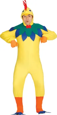 Immagine prodotto di Animale Costume Gallo Divertente Carnevale Complessivo Tema Accessori Festa Animale Costume Gioia Carnevale Pasqua, Taglia: 52 - 54 (L) Colore: Giallo