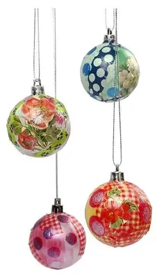 Produktbild von Basteln Sie Weihnachtskugeln aus Kunststoff