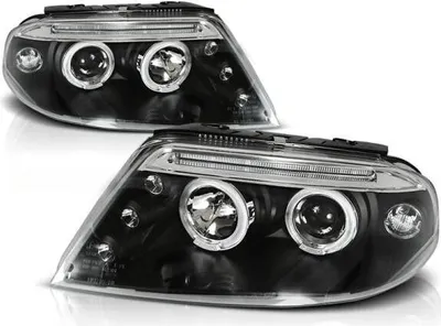 Obrázok produktu pre Svetlomety Angel Eyes vhodné pre VW Passat 3BG, rok výroby 2000–2005, čierne