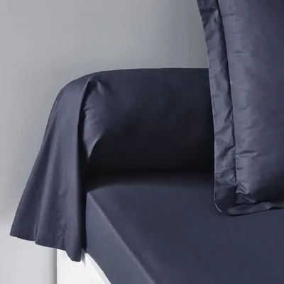 Produktbild von Essential Nackenrolle-Kissenbezug 45 x 185 cm 100 % Baumwolle - Marineblau