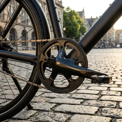 Produktbild von SHIMANO Kurbelgarnitur Kurbelgarnitur ALFINE FC-S501 - 45 Zähne - schwarz