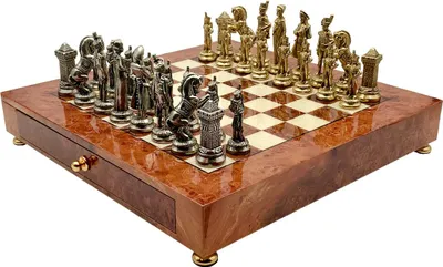 Produktbild von s Schachset Napoleone 42×42 cm italienische Handwerkskunst