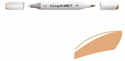 Obrázek produktu pro Lihová fixa GRAPH'IT oboustranná Brush & Chisel, Brown 3