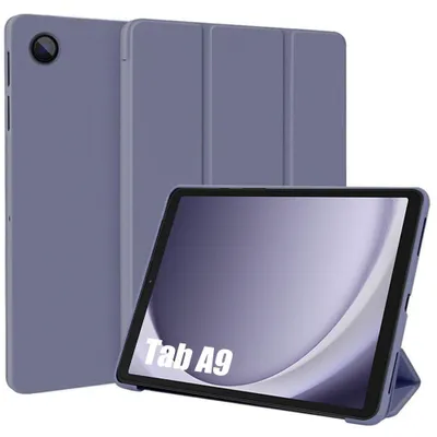 Image de Coque pour Samsung Galaxy Tab A9 (8,7 Pouces) Protection Anti-Rayures avec Support Veille-Réveil - Violet
