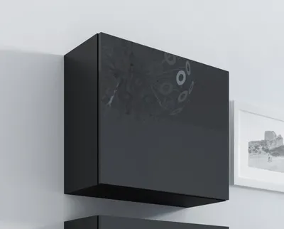Produktbild von Cama WIK VIGO cz/cz, Lagerschrank, Wand-montiert, Wandschrank, 1 Regale, 1 Tür(en), Schwarz