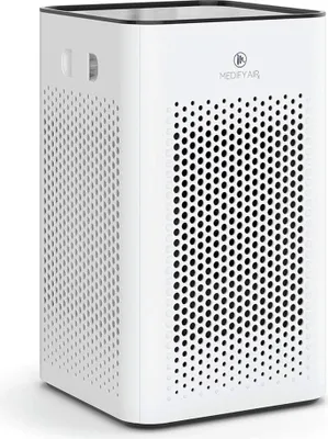 Produktbild von Medify Air MA-25 Luftreiniger –  Air Purifier – HEPA H13 Filter & Touchpanel – Nachtmodus – Kompakt & Leise – Gegen Pollen, Hausstaub, Gerüche & Allergien – Weiß