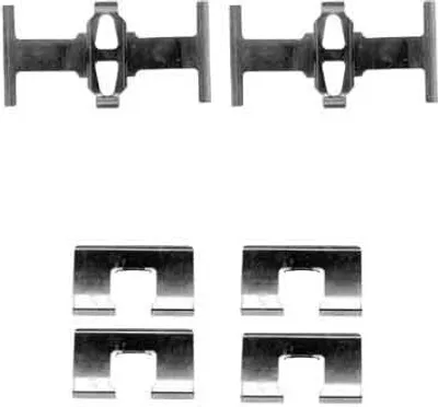 Produktbild von TRW PFK394 Zubehörsatz Scheibenbremsbelag Hinten für HONDA ACCORD VI Coupe (CG) INTEGRA Coupe (DC2, DC4) ACCORD V (CE, CF) ACCORD V (CC, CD)