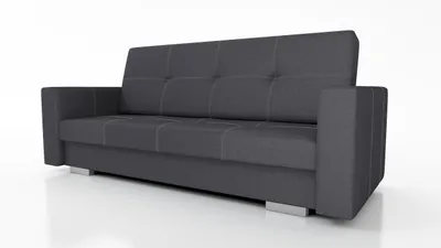 Zdjęcie produktu dla Wersalka/sofa Alexia rozkładana funkcja spania pojemnik na pościel Szara Iwmar Meble