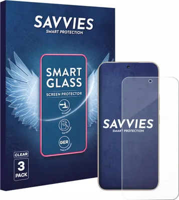 Produktbild von 3x Savvies Schutzglas Folie für Honor 400 9H Panzer Schutzfolie Glas Displayschutz klar transparent