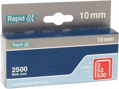 Image de Isaberg Rapid staple 53 / 08 L 004 Emballage = 5000 pièces Isaberg type 53 - 11857050