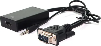 Produktbild von VALUE Adapterkabel VGA+Audio zu HDMI, 0,15 m