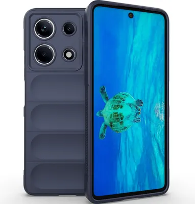 Produktbild von Handyhülle für Infinix Note 30 4G Weich TPU Silikon Stossfest Anti-rutsch Hülle Dunkelblau