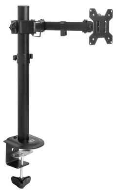 Immagine prodotto di Supporto per monitor singolo, da 10 a 34 pollici - Braccio monitor regolabile - Metallo nero