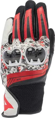 Image de Gants de moto Dainese Mig 3 unisex, noir/rouge/blanc, XL