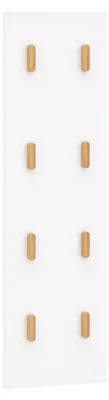 Produktbild von Schildmeyer Bjarne Hakenpaneel 160907, weiß matt, 30 x 2,6 x 110,6 cm