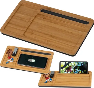 Produktbild von Deskorganizer / Schreibtischorganizer / aus Bambus