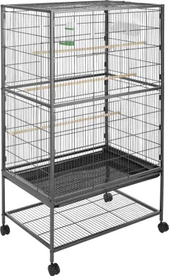 Produktbild von Klietka pre vtáky vysoká 131 cm - antracitová