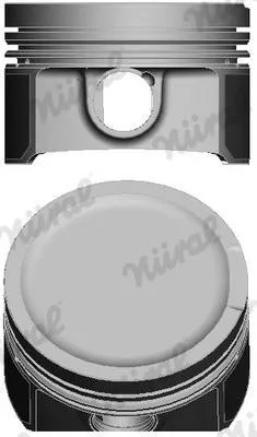 Produktbild von NÜRAL 87-502907-10 Kolben für VW Golf IV Schrägheck (1J1) Golf IV Variant (1J5) für AUDI A3 Schrägheck (8L1) A4 Limousine (8D2, B5) A4 Avant (8D5, B5)