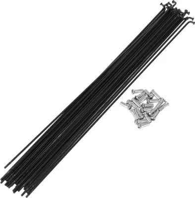 Produktbild von 20 Satz 13G Fahrradspeichen 280mm Fahrradradspeichen 304 Edelstahl Schwarz