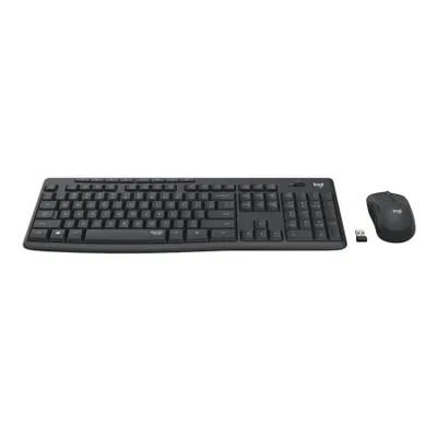 Produktbild von Logitech MK295 Silent - Tastatur-und-Maus-Set - kabellos - 2.4 GHz - Pan-Nordic - Graphite