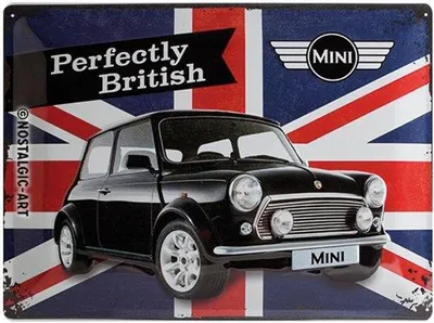 Produktbild von Nostalgic-Art - Blechschild 30 x 40 cm - Mini - Perfectly British