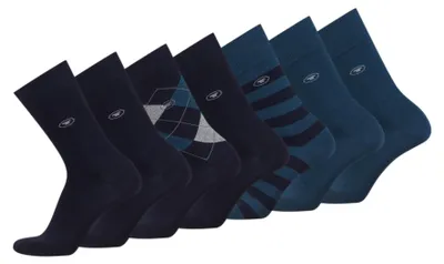 Produktbild von TOM TAILOR Herren Socken 7er Box Baumwollsocken für Alltag & Freizeit