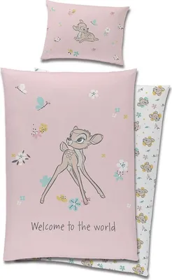 Produktbild von Disney Bambi Babybettwäsche - Set 100x135cm + 40x60cm