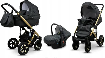 Immagine prodotto di BabyLux® Sky Lark | Kit 3in1 | Black Flex | Kit combinato | Bugg
