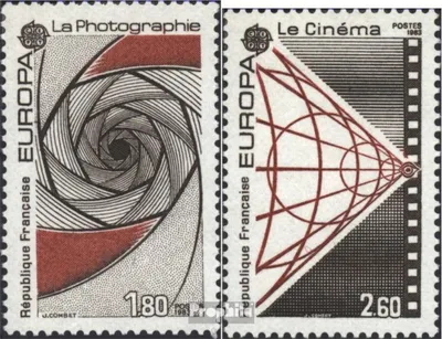 Produktbild von Briefmarken Frankreich 1983 Mi 2396-2397 (kompl.Ausg.) gestempelt Werke des Geistes