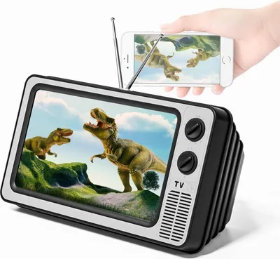 Produktbild von STEBRUAM 12 Zoll Retro TV Handy Lupe,3D HD Handy Bildschirmlupe Vergrößerung Videos Ausziehbarer HD Bildschirm Blaulicht Klappverstärkerhalterung Lupe für alle Smartphones