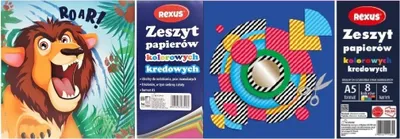 Obrázok produktu pre A5 krieda výrez, 8 listov pre deti