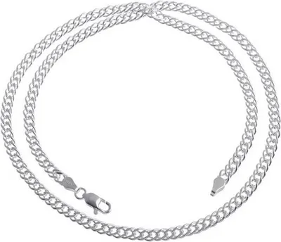 Produktbild von SILBERKETTEN STORE Zwillingspanzerkette 4,5mm - 925 Silber - 50cm