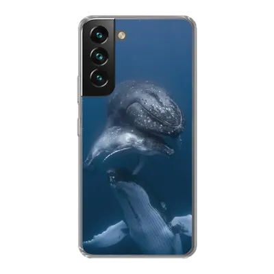 Produktbild von MuchoWow® Handyhülle Schutzhülle Hülle für Samsung Galaxy S22 Plus Wale - Meer - Familie Silikon Softcase Handy Hülle - Schutzabdeckung