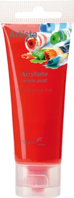 Produktbild von Acrylfarbe, rot, 75 ml