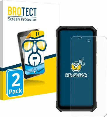 Produktbild von 2x Für Ulefone Armor 24 Schutzfolie BROTECT Displayschutz Display Schutz Folie Klar Transparent