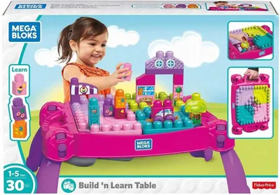 Produktbild von MEGA BLOKS Bau- und Spieltisch, Bausteine, 1 Jahr(e), Kunststoff, 29 Stück(e), 2,91 kg