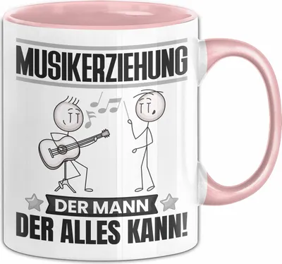 Produktbild von Musikerziehung Tasse Geschenk für Musikerziehung Der Mann Der Alles Kann Geschenkidee zum Geburtstag (Rosa)