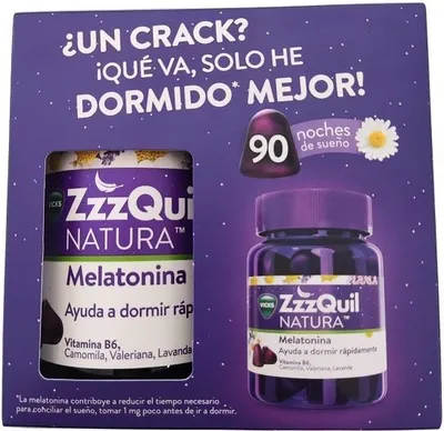 Immagine prodotto di Zzzquil Nature Melatonin Confezione da 60+30 unità