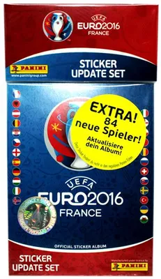 Produktbild von Panini EM 2016 - Sticker UPDATE Set - 84 Neue Spieler